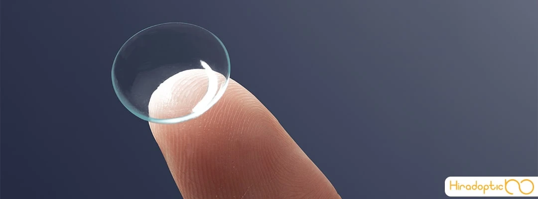 نحوه گذاشتن لنز در چشم