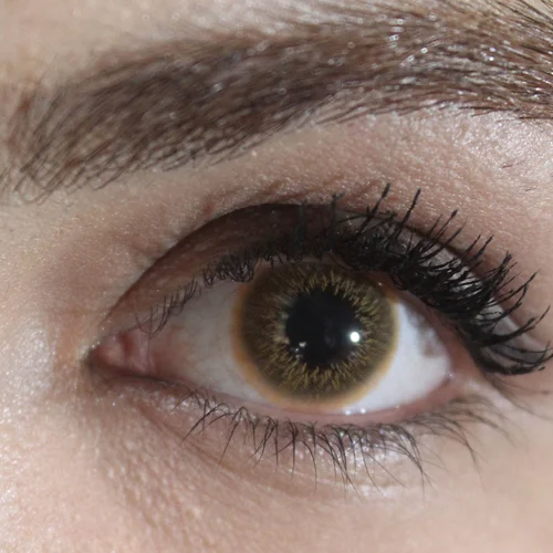لنز رنگی Magic Eye مدل Afashon brown 3 مجیک لنز قهوه ای روشن